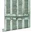 Tapete verwitterte, französische, vintage Fensterläden Graugrün von ESTAhome
