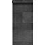 XXL-Vliestapete Fliesenmuster mit Lederoptik Dunkelgrau von Origin Wallcoverings
