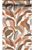 Öko-Strukturtapete tropische Blätter Terrakotta, Rosa und Beige von Origin Wallcoverings