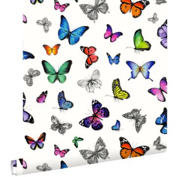 Tapete Schmetterlinge Multicolor von ESTAhome