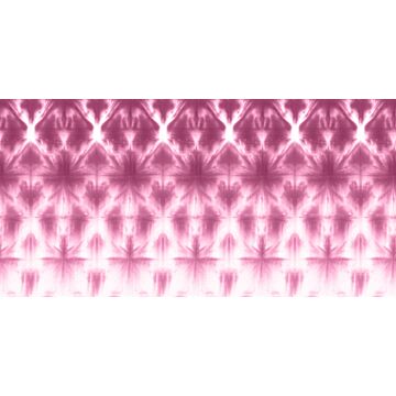 Fototapete wandfüllendes Tie-Dye Shibori Muster Tiefrosa von ESTAhome
