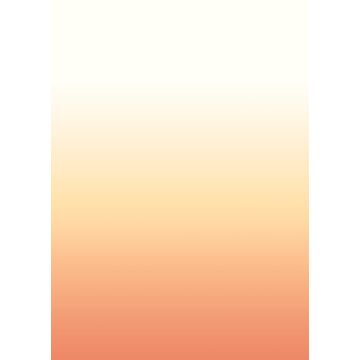 Fototapete Dip-Dye Muster Orange von ESTAhome