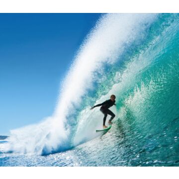 Fototapete Surfer Blau und Meeresgrün von ESTAhome