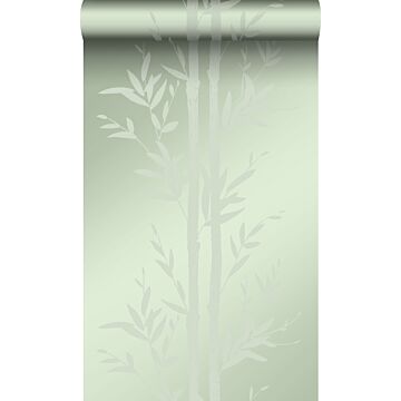 Tapete Bambusmuster Olivgrün von Origin Wallcoverings