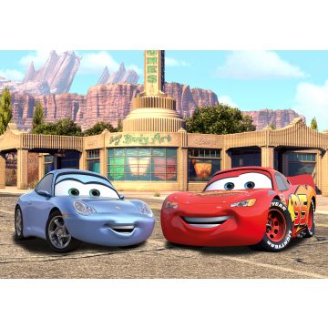 Fototapete Cars Rot, Blau und Beige von Disney