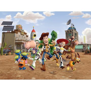 Fototapete Toy Story Beige, Grün und Gelb von Disney