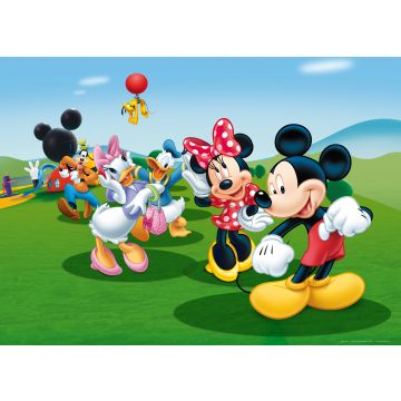 Poster Mickey Maus Grün, Blau und Rot von Disney