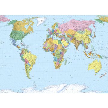 Fototapete World Map Multicolor von Komar