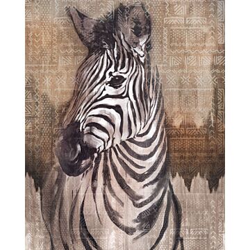 Fototapete Zebras Beige und Grau von Komar