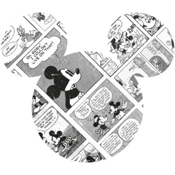 Wandtattoo Mickey Mouse Schwarz-Weiß von Sanders & Sanders