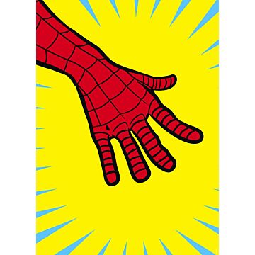 Poster Spider Man Gelb und Rot von Komar